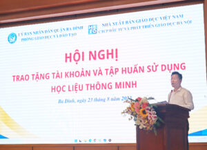 Quận Ba Đình thúc đẩy chuyển đổi số trong giáo dục với giải pháp học liệu thông minh