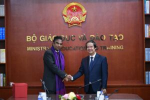 Bộ trướng Nguyễn Kim Sơn tiếp Đại sứ Sri Lanka tại Việt Nam