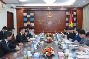 Bộ trưởng Nguyễn Kim Sơn tiếp Chủ tịch Đảng Dân chủ lập hiến Nhật Bản