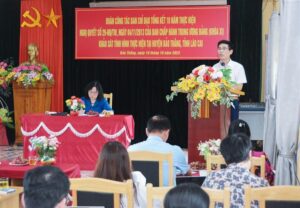 Bộ GDĐT khảo sát kết quả 10 năm thực hiện Nghị quyết 29 tại tỉnh Lào Cai