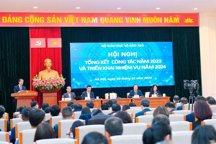 Bộ GDĐT tổng kết công tác năm 2023, triển khai nhiệm vụ năm 2024