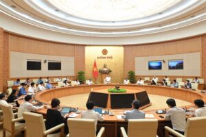 Phó Thủ tướng Lê Thành Long làm việc với lãnh đạo Bộ GDĐT