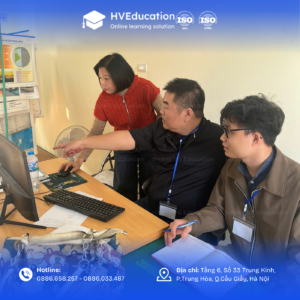 Hoàng Vũ khảo sát chuyển đổi số tại trường THCS Đại Xuyên