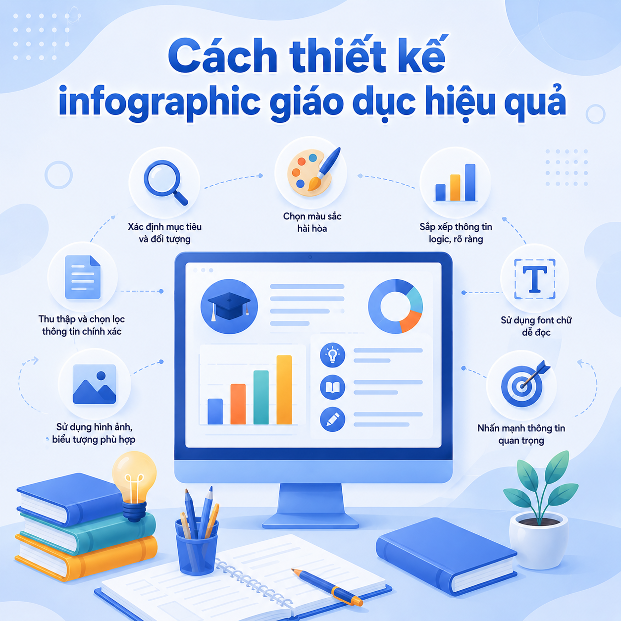 Cách thiết kế infographic giáo dục hiệu quả